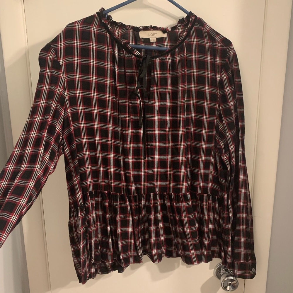 LOFT peplum blouse